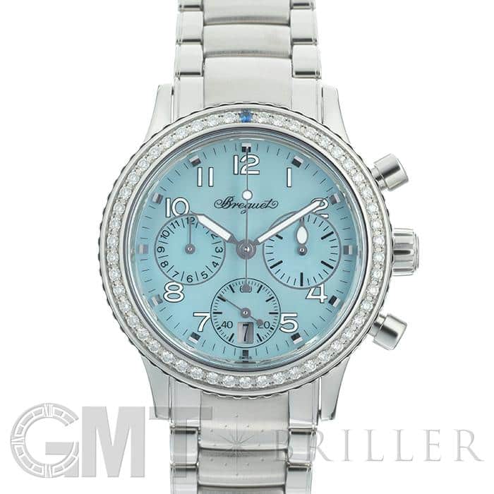 ブレゲ トランスアトランティック タイプXX 4821ST/59/S76 D000 レディース 中古 腕時計 中古)BREGUET ブレゲ トランスアトランティック タイプXX 4821ST/59
