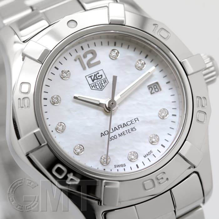 タグホイヤー TAG HEUER WAF141C アクアレーサー 10Pダイヤ クォーツ レディース _935824 TAG Heuer - タグホイヤー TAG HEUER WAF141C アクアレーサー 10P