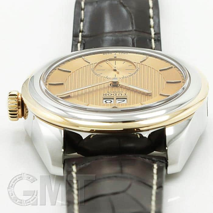 37.2度  2点セット 新品)TUDOR チューダー グラマー ダブルデイト M57103 シャンパン