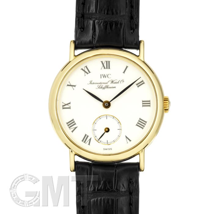 IWC IWC SCHAFFHAUSEN IW2532 ポートフィノ K18YG スモールセコンド 手巻き ボーイズ 良品 _737617【ev15】