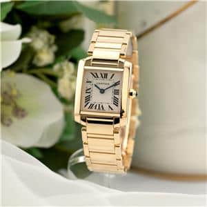 中古)CARTIER カルティエ タンク フランセーズ SM W50002N2