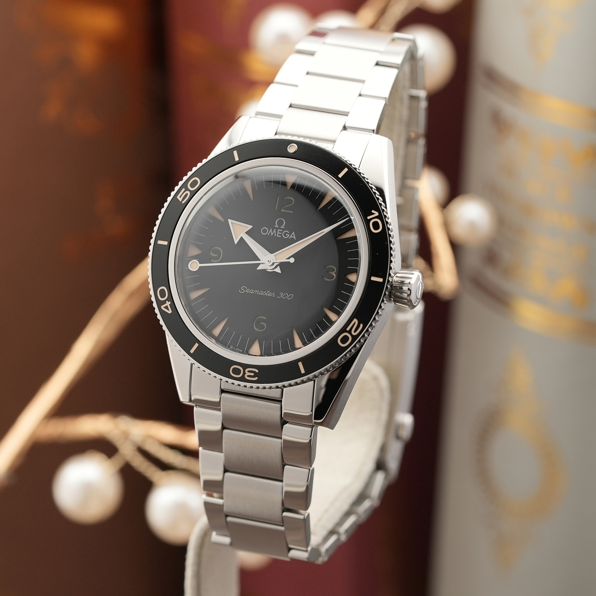 中古　OMEGA シーマスター 300自動巻き 腕時計 中古)OMEGA オメガ シーマスター 300 マスタークロノメーター 234.30