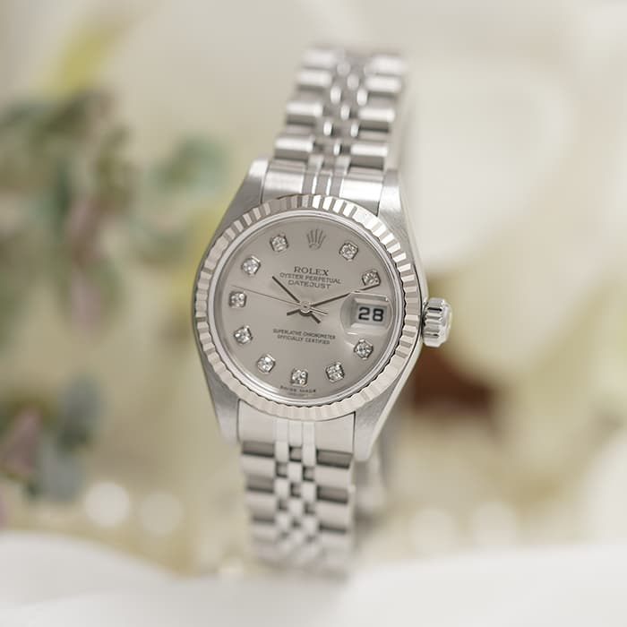 中古)ROLEX ロレックス デイトジャスト 26mm 79174G シルバー（商品ID