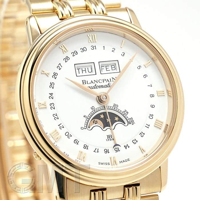 中古)BLANCPAIN ブランパン ヴィルレ コンプリートカレンダー 6595