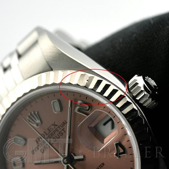 中古)ROLEX ロレックス デイトジャスト 79174 ピンク とびアラビア