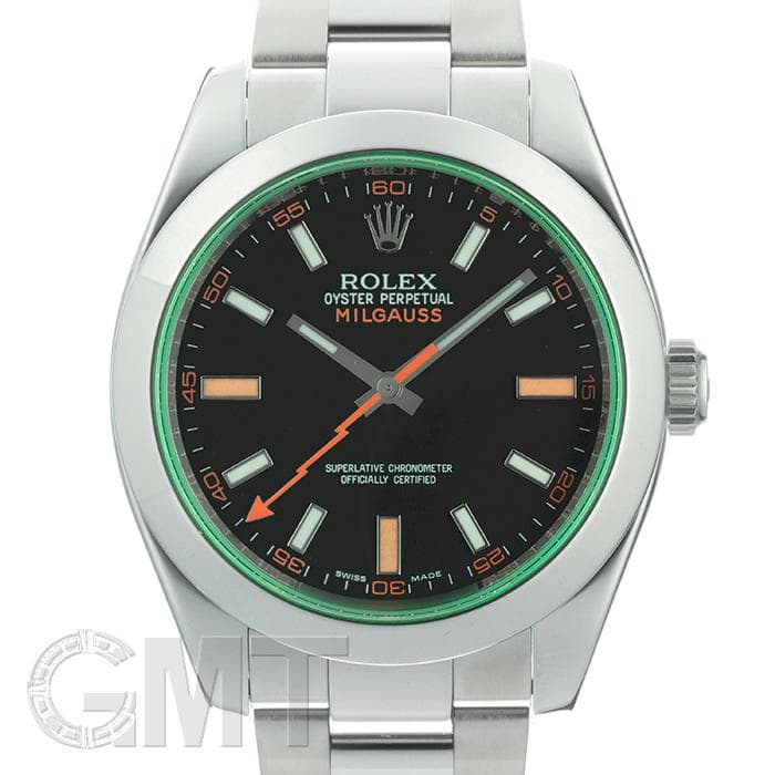 中古)ROLEX ロレックス ミルガウス 116400GV ブラック（商品ID