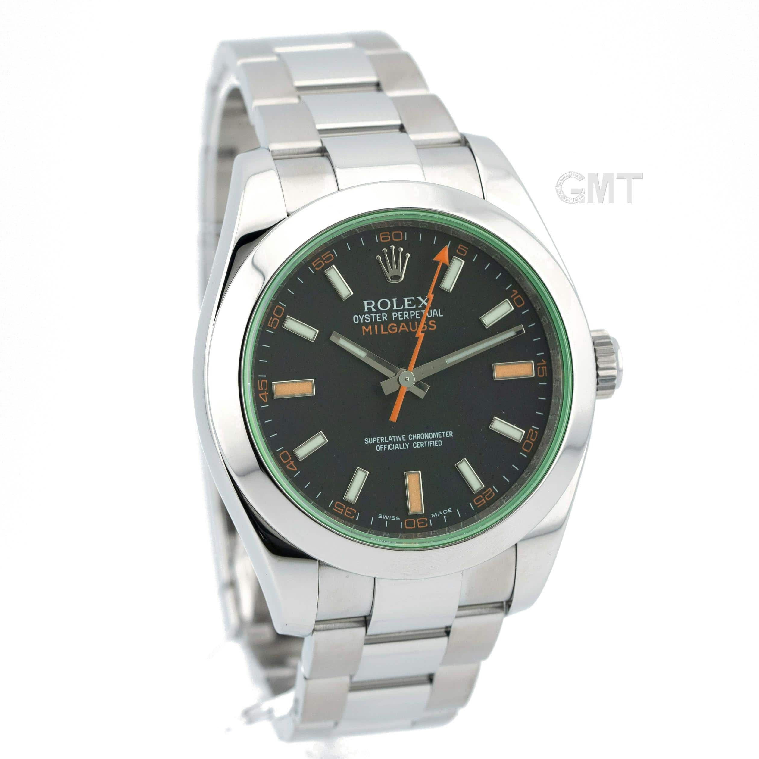 中古)ROLEX ロレックス ミルガウス 116400GV ブラック（商品ID
