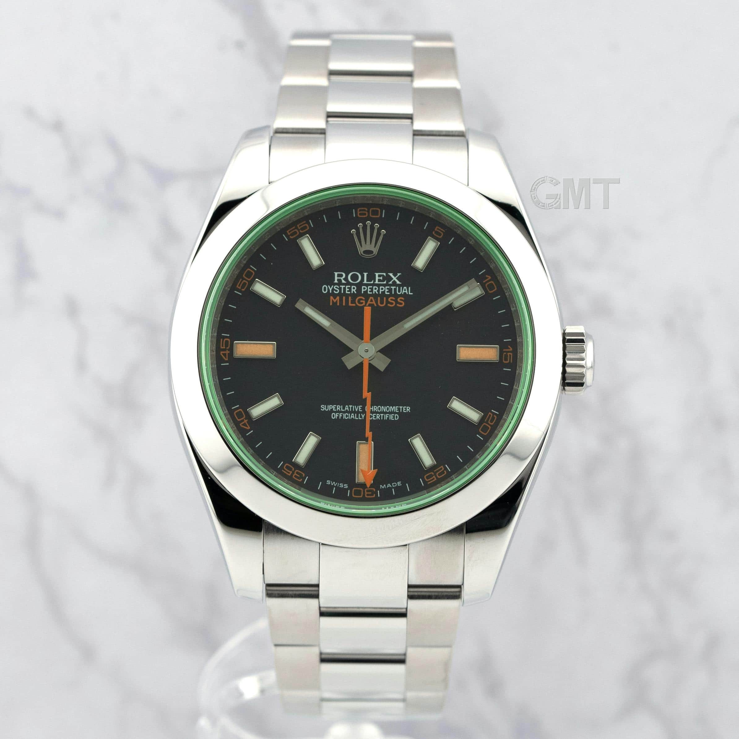中古)ROLEX ロレックス ミルガウス 116400GV ブラック（商品ID