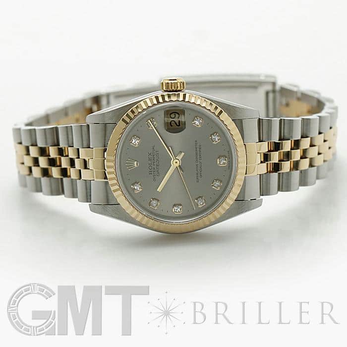 中古)ROLEX ロレックス デイトジャスト 31mm 68273G グレー（商品ID