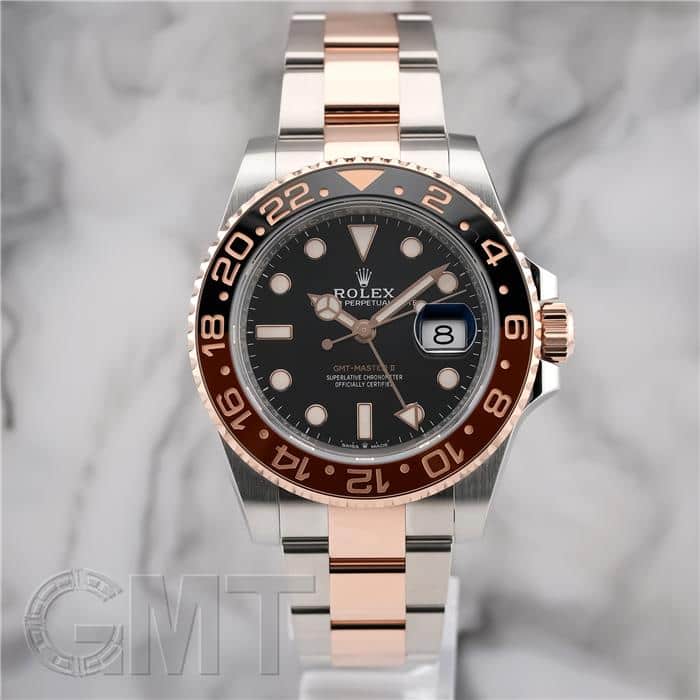 中古)ROLEX ロレックス GMTマスター II 126711CHNR ブラック/ブラウン 