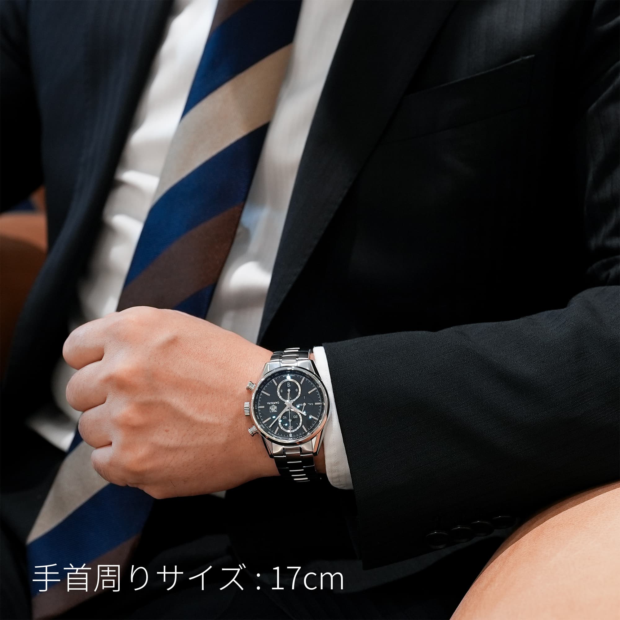 中古)TAG HEUER タグ・ホイヤー カレラ 1887 クロノグラフ ブラック