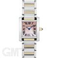 CARTIER カルティエ タンク タンクフランセーズ SM ピンクMOP SS/PG W51027Q4  【保証書日付2年以内限定】