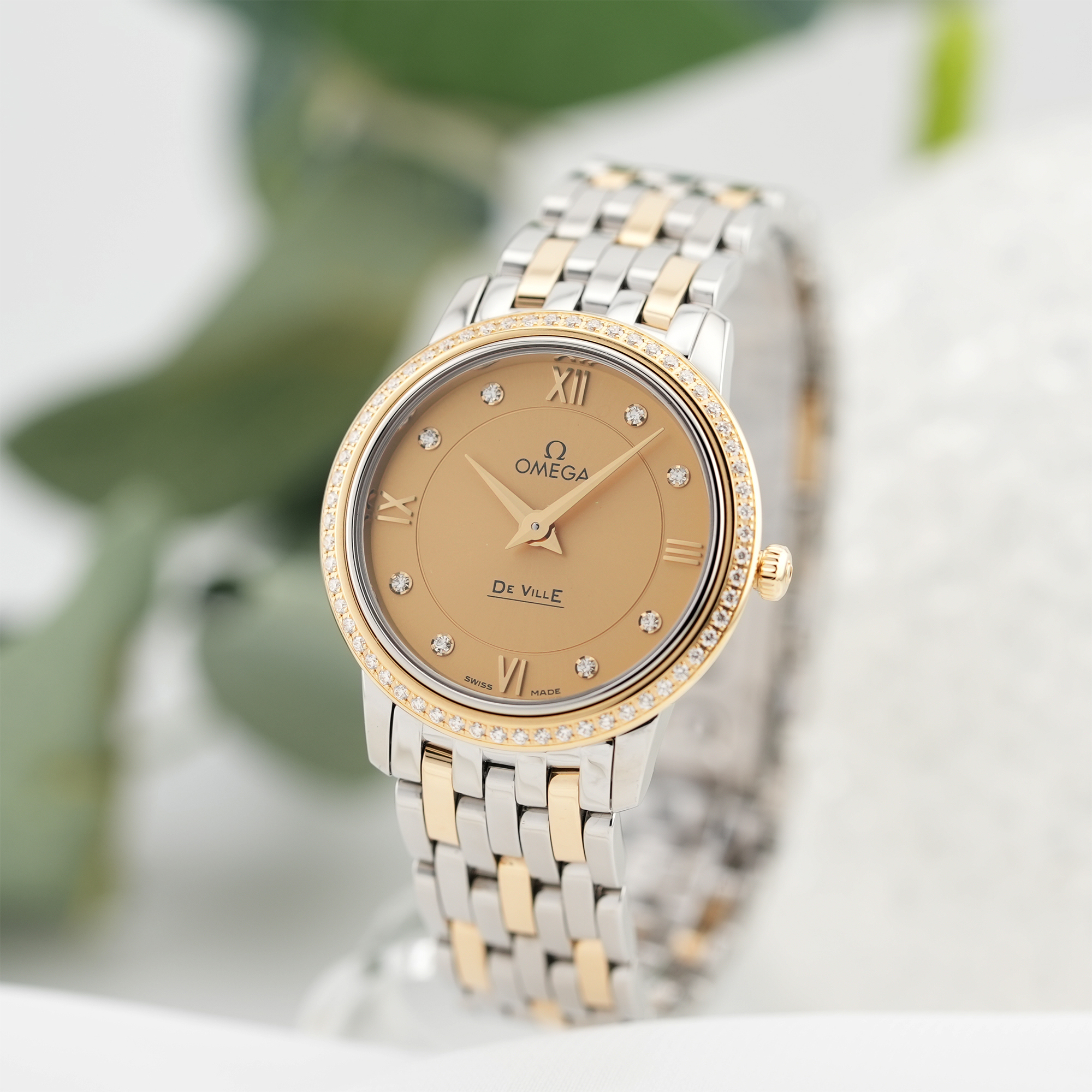 新品)OMEGA オメガ デ・ヴィル プレステージ 424.25.27.60.58.001 