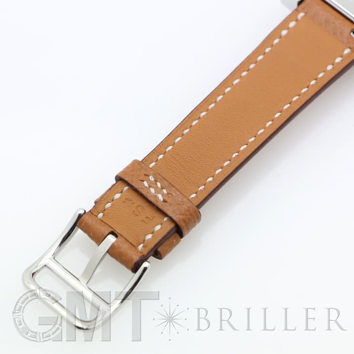 (新品)HERMES エルメス Hウォッチ HH1.210.131/UGO 036702WW00 Hウォッチ SS ゴールドブラウン（商品ID