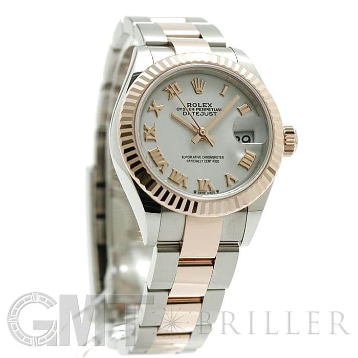 中古)ROLEX ロレックス デイトジャスト 28 279171 ホワイトローマ