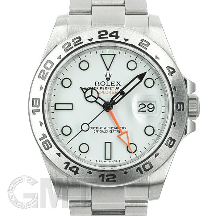 中古)ROLEX ロレックス エクスプローラー II 216570 ホワイト（商品ID