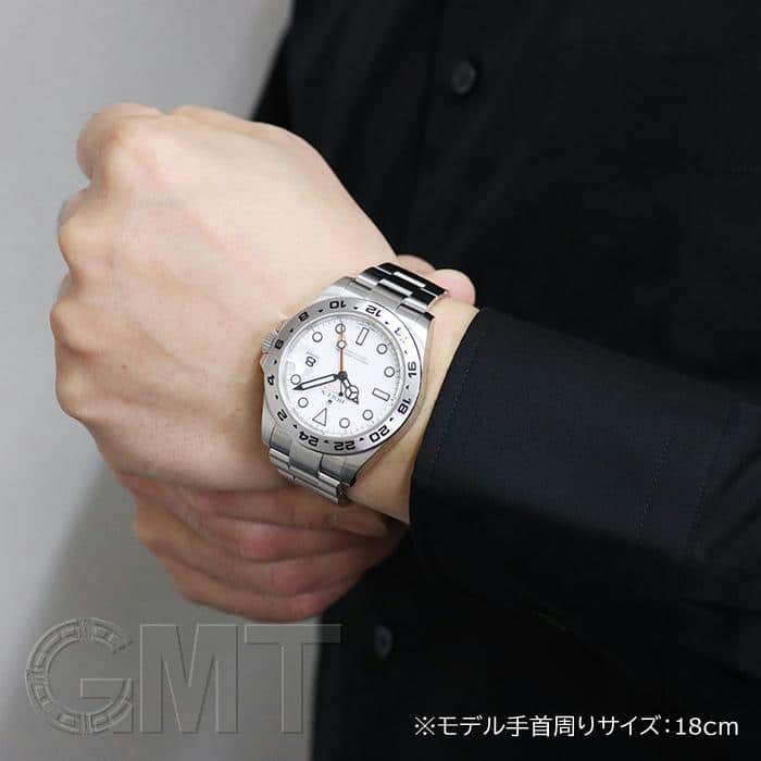 中古)ROLEX ロレックス エクスプローラー II 216570 ホワイト（商品ID