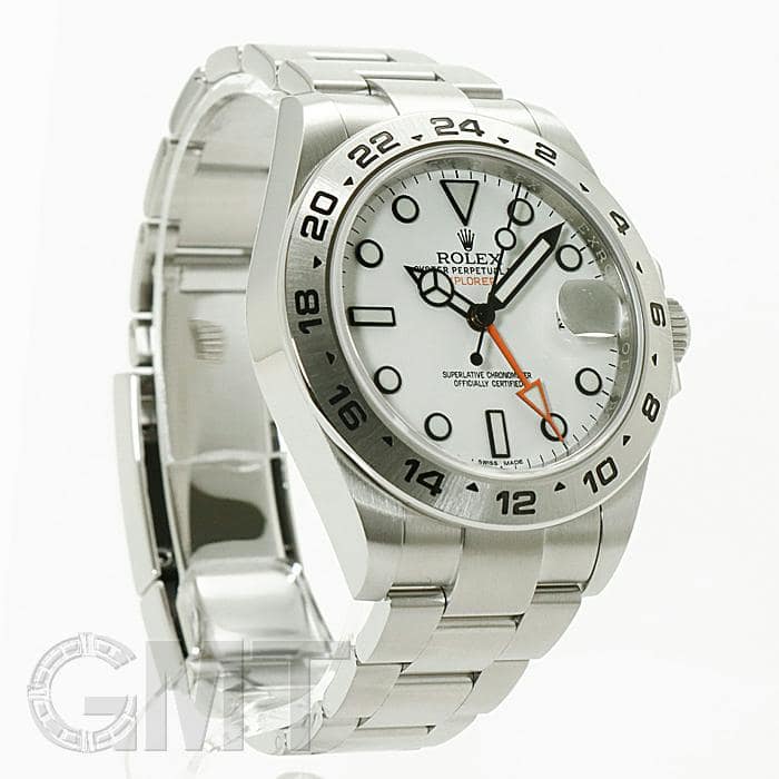 中古)ROLEX ロレックス エクスプローラー II 216570 ホワイト（商品ID