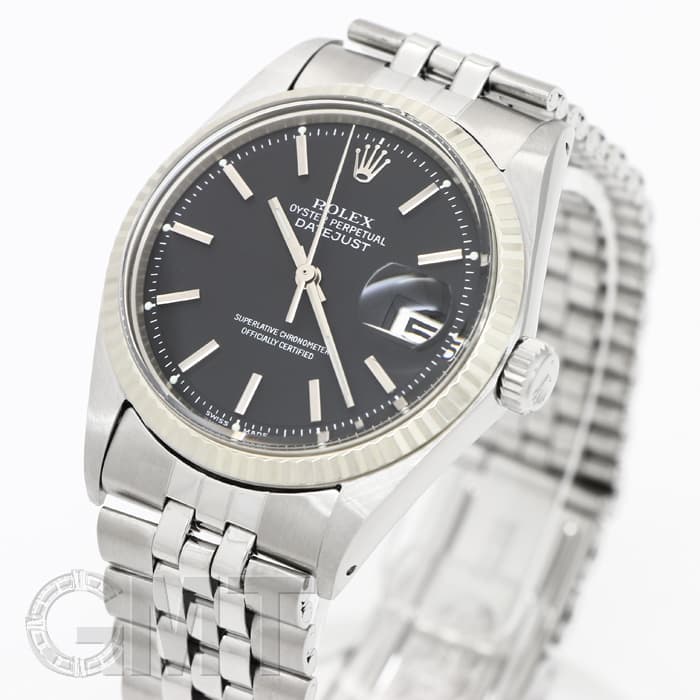 中古)ROLEX ロレックス デイトジャスト 1601/4 ブラック（商品ID