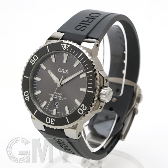 新品)ORIS オリス アクイス チタニウム デイト 733 7730 7153 R