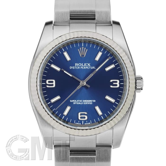 専用出品 中古)ROLEX ロレックス オイスターパーペチュアル 116034 ブルー（商品