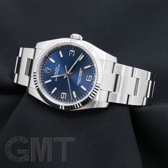 中古)ROLEX ロレックス オイスターパーペチュアル 116034 ブルー