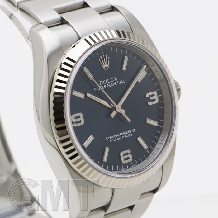中古)ROLEX ロレックス オイスターパーペチュアル 116034 ブルー（商品