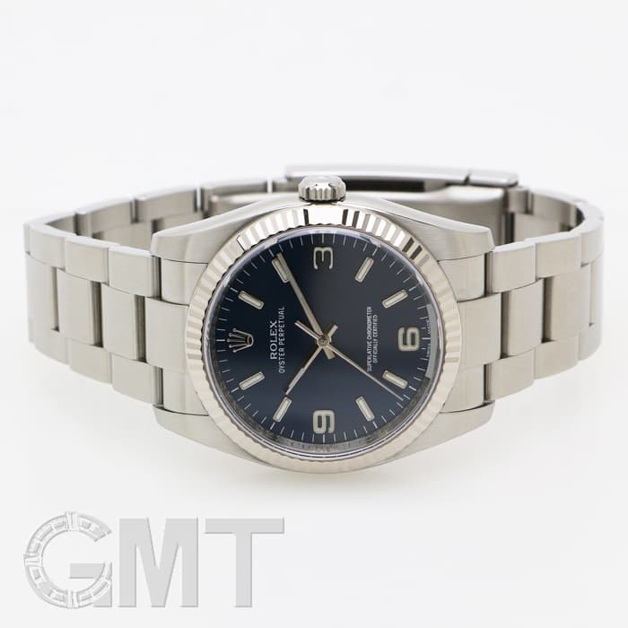 中古)ROLEX ロレックス オイスターパーペチュアル 116034 ブルー（商品