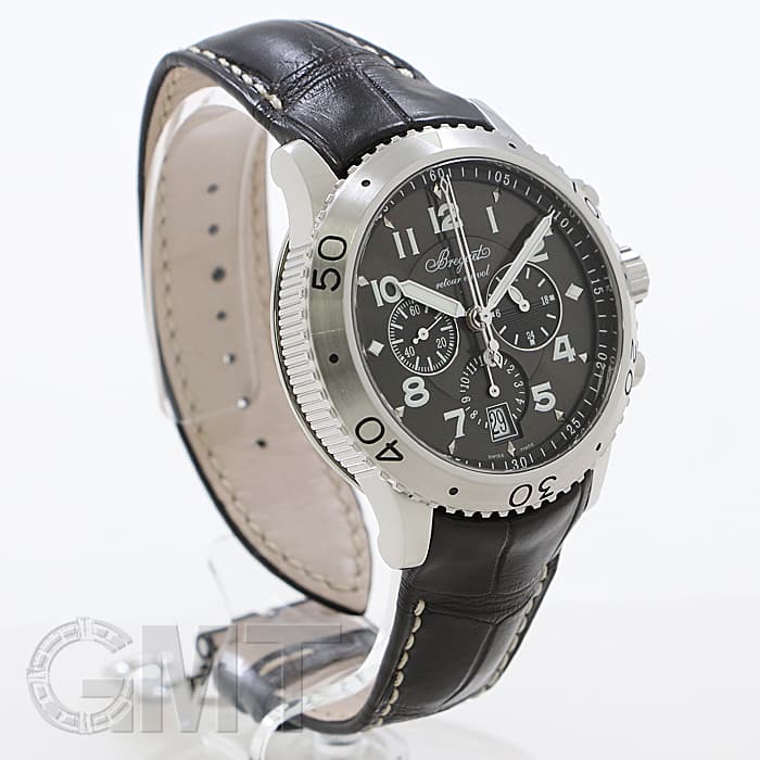 プレスト ブレゲ Breguet タイプ20 クロノグラフ 2057ST/92/3WU ブラック SS