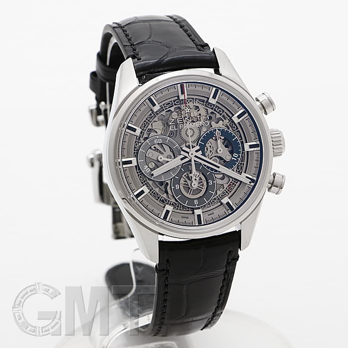 オーガン 新品)ZENITH ゼニス クロノマスター フルオープン 03.2153.400/78.C813