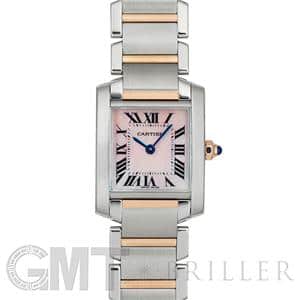 中古)CARTIER カルティエ タンク フランセーズ SM ピンクMOP
