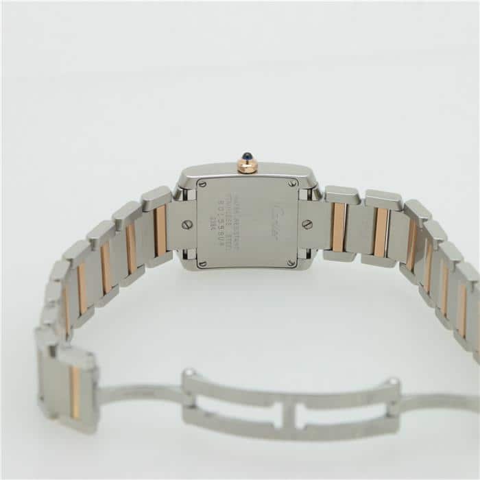 中古)CARTIER カルティエ タンク フランセーズ SM ピンクMOP
