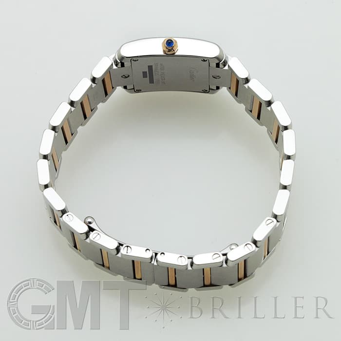 【OH・電池交換済み】腕時計 レディース カルティエ Cartier タンクフランセーズ SM  W51027Q4 ピンクマザーオブパール シェル クォーツ 2針 OH・電池交換済み】腕時計 レディース カルティエ Cartier タンク