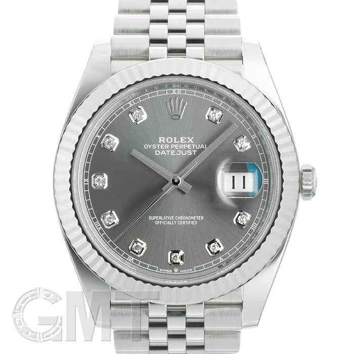 ロレックス　デイトジャスト79173G グレー 10Pダイヤ ジュビリーブレス 79173G グレープリントコンピューター ROLEX（ロレックス