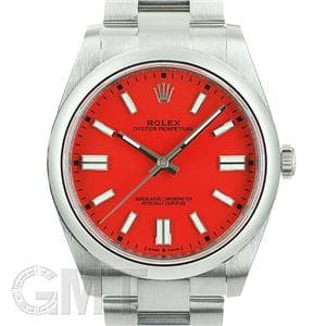 ROLEX ロレックス オイスターパーペチュアル 41 124300 コーラルレッド メイン