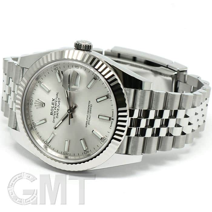 ロレックス デイトジャスト シルバー(ジャンク品) 新品)ROLEX ロレックス デイトジャスト 41 126334 シルバー ジュビリー