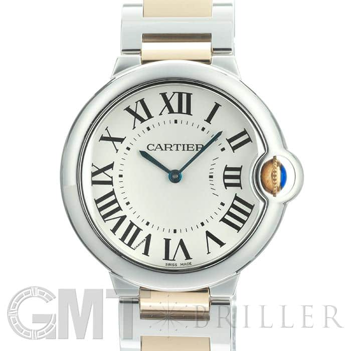 カルティエ 中古)CARTIER カルティエ バロンブルー MM W69008Z3（商品ID