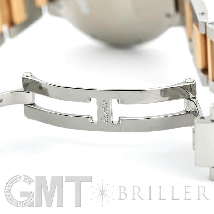 カルティエ　バロンブルー　MM ボーイズ   k18コンビ Cartier - カルティエ バロンブルー MM ボーイズ k18コンビの通販 by