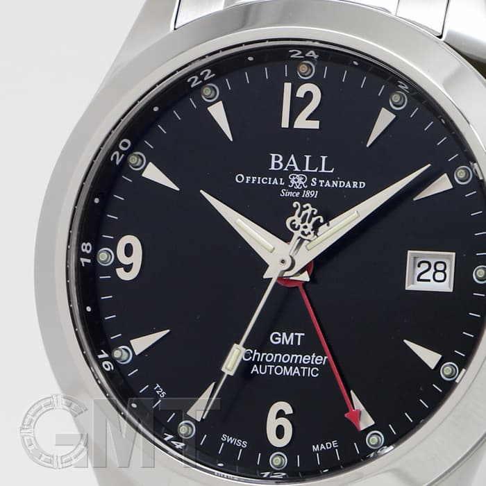 新品)BALL WATCH ボールウォッチ エンジニアII オハイオ GMT ブラック