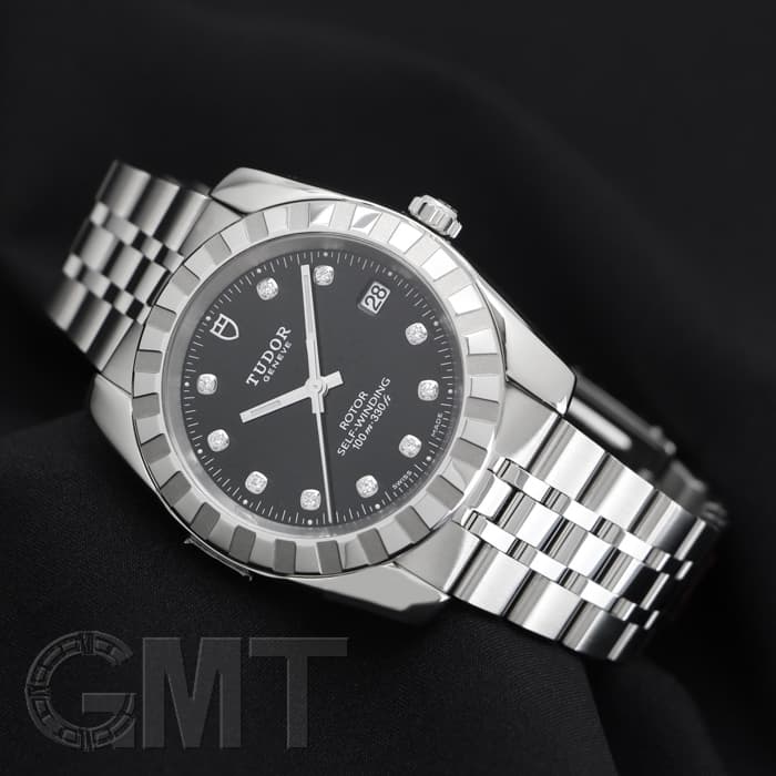 新品)TUDOR チューダー クラシックデイト 21010G ブラック 10P 新品)TUDOR チューダー クラシックデイト 21010G ブラック 10P