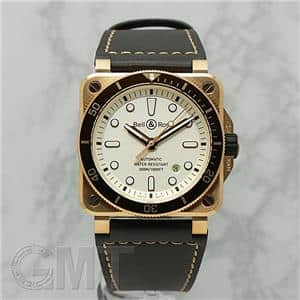 新品)BELL & ROSS ベル&ロス BR 03-92 ダイバー ホワイト ブロンズ