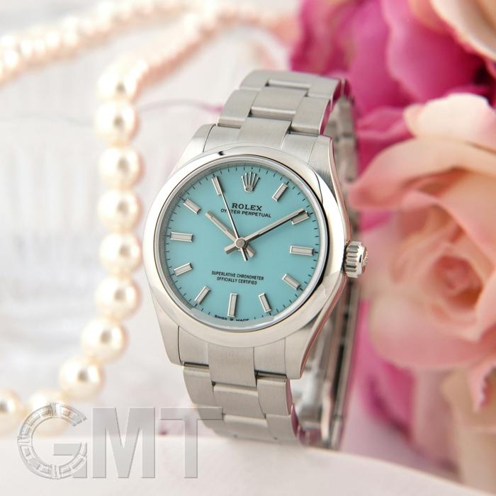 中古)ROLEX ロレックス オイスターパーペチュアル 277200 ターコイズ