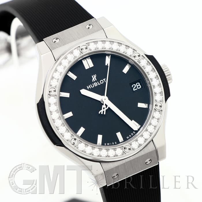 新品)HUBLOT ウブロ クラシック フュージョン チタニウム ダイヤモンド