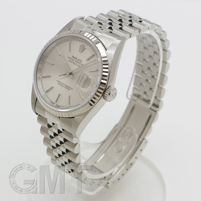 中古)ROLEX ロレックス デイトジャスト 16234 シルバー タペストリー