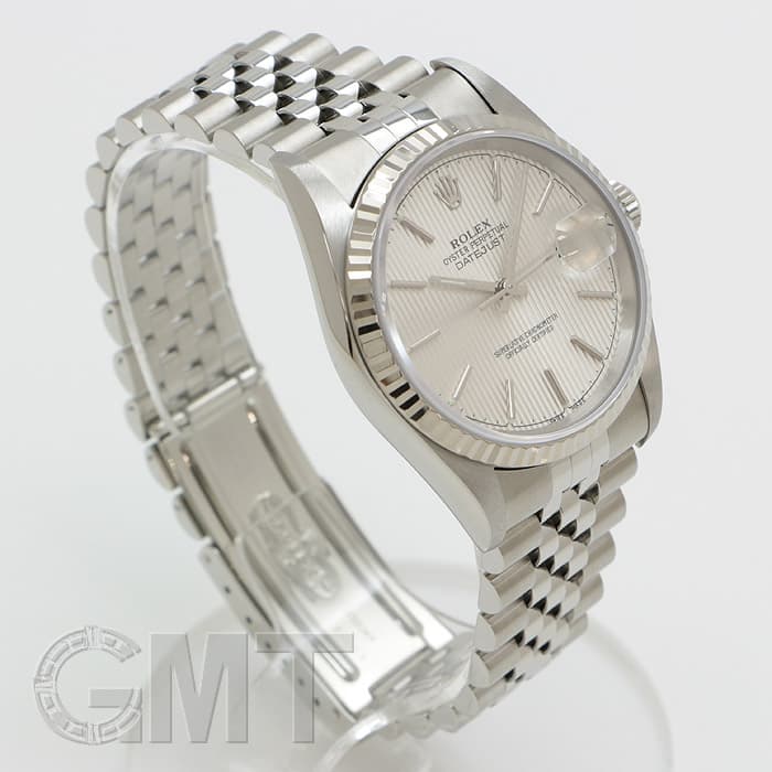 中古)ROLEX ロレックス デイトジャスト 16234 シルバー タペストリー