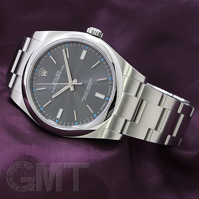 中古)ROLEX ロレックス オイスターパーペチュアル 114300 39 ダーク