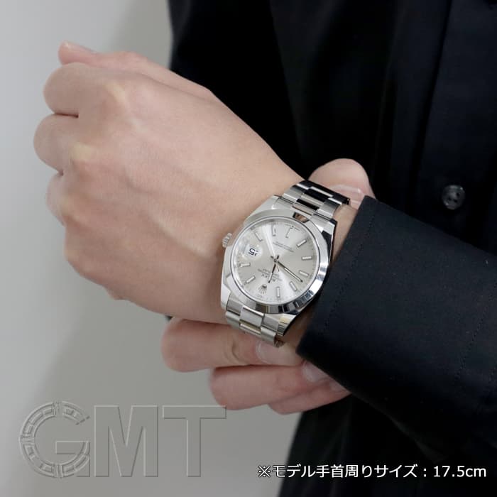 中古)ROLEX ロレックス デイトジャスト 41 126300 シルバー ランダム
