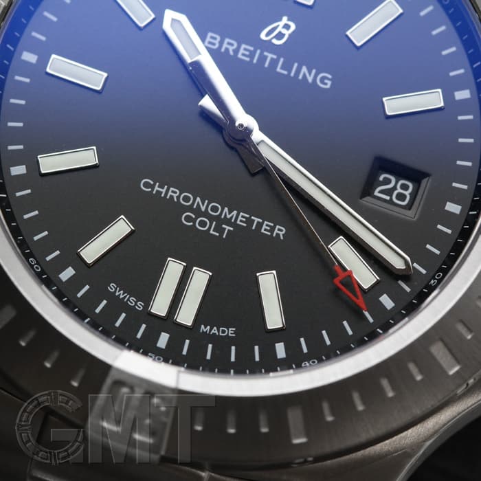 新品)BREITLING ブライトリング コルト 44 ボルケーノブラック A167B