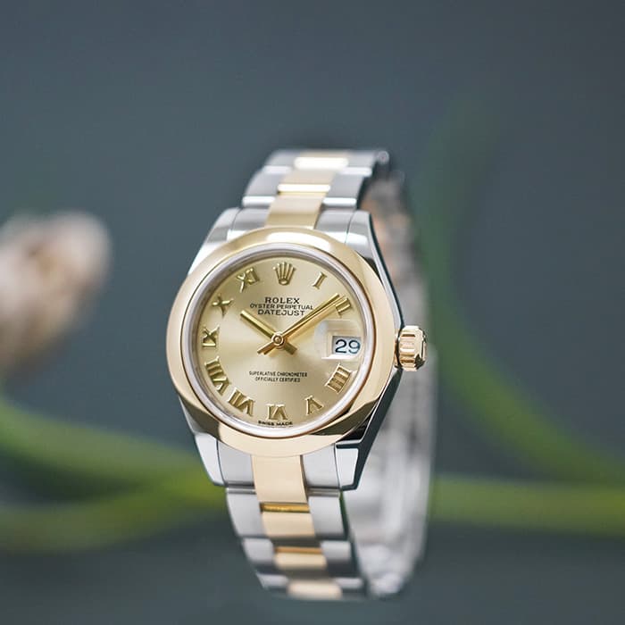 中古)ROLEX ロレックス デイトジャスト 28 279163 シャンパン