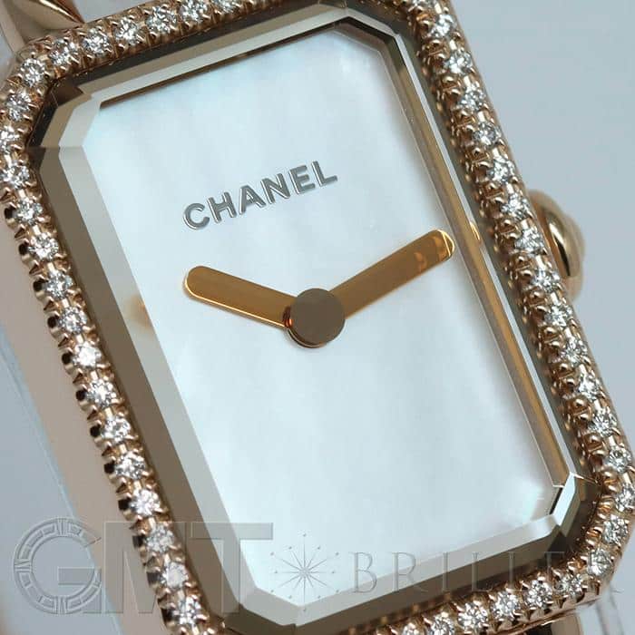 中古)CHANEL シャネル プルミエール H4411 ベゼルダイヤ（商品ID